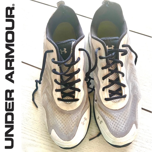 under armor men's black sneakers